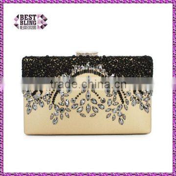 OEM custom make gold card fashion wholesale clutch purses (C399)