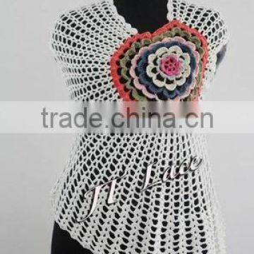 long crochet special designs vest for women