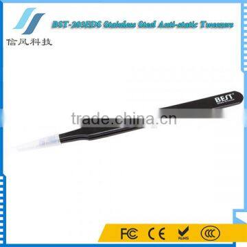 BST-203 ESD Stainless Steel Toughened High-grade Anti-static Smart Tweezer