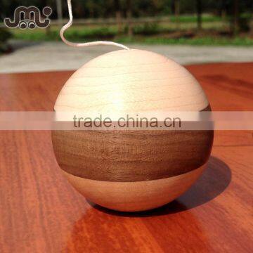 Soft waxed handmade toy wooden hockey ball