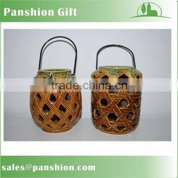 Wholesale ceramic pumpkin lantern