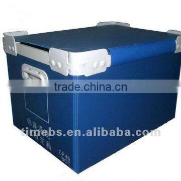 Collapsible pp corrugated plastic sheet box