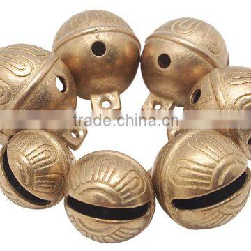 brass jingle bells with 8 different sizes for harness accessories