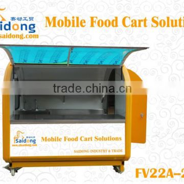 Fashion outdoor food kiosk noodles food kiosk design fast food kiosk for sale