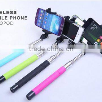 Selfie Stick with Build-in Bluetooth Shutter Button for using in various situation