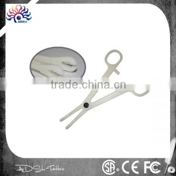 Disposable Slotted Round Forceps Clamp Plier Piercing Tool ,Disposable Slotted Round Forceps