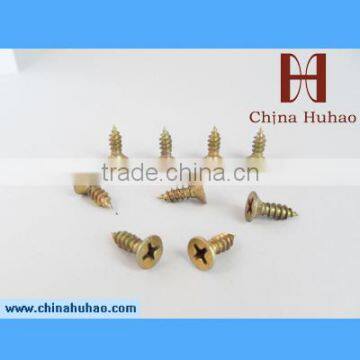 Desk screws blue color zinc galvanized wood screws chipboard screw shipping in tianjin