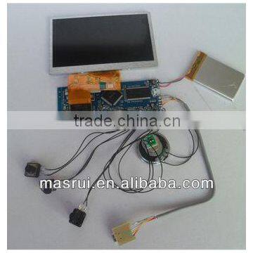 TFT video module for greeting cards