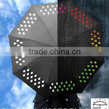 Newest 23"x8k color change when wet/rain umbrella