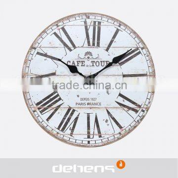 DEHENG Quartz Analog Type Shabby Chic Wall Clock photo-2