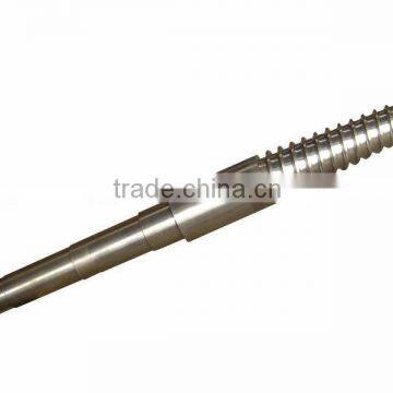 Manufacturing bimetallic rubber extruder machine screw and barrel