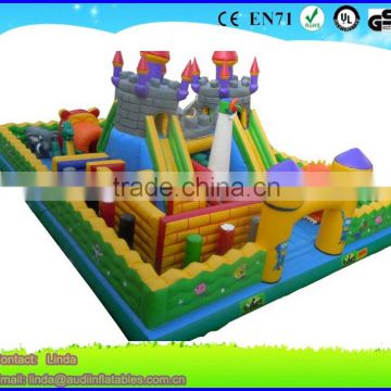 Inflatable Super Bouncy Castle With obstacle course, inflatable Bouncy house