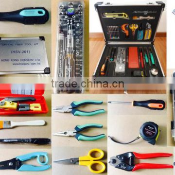 Fiber networking equipment optical fiber tool kit