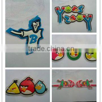 cheap soft PVC Label, plstic brand