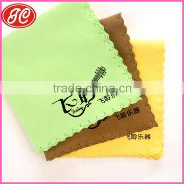 Eco-friendly custom logo For Musical Instruments microfiber cleaning cloth