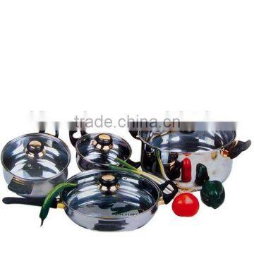 8pcs stainless steel cookware sets