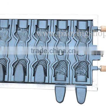 (3 in 1) 10pcs Fish Waffle Commercial Use Non-stick LPG Gas Ice Cream Taiyaki Machine + Batter Dispenser + Stuffing Scoop photo-4