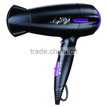 Powerful DC motor hair dryer 1800-2000W and Foldable handle