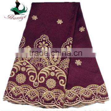 High quality silk material wine george lace with good price African fabric George lace for party PLGG02-10