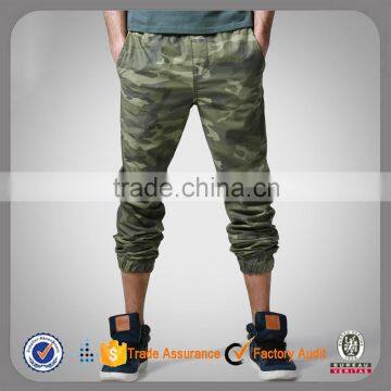 Men Wholesale Fashion Custom Cotton Drop Crotch Camo Jogger Pants photo-5