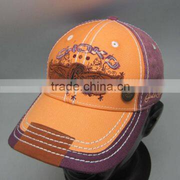 cheap plain 6 panel baseball cap with logo,promotional baseball cap