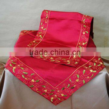 Christmas design Satin Polyester Table Cloth