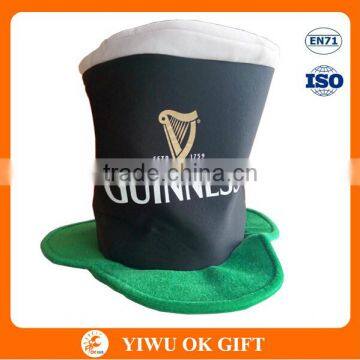 Party Wholesale Guinness Saint Patrick Day Velvet Hat