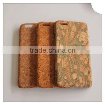 Novelty Friendly Waterproof Individual Wooden Cork Cell Phone Case For iPhone 6