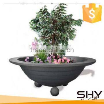 china factory decorative metal planters,cast iron flower pot for garden