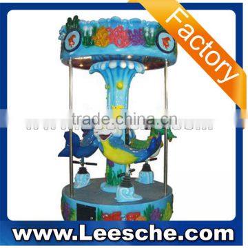 LSJQ-003 blue hot dolphin 3 players first hand new arrival kiddie rides