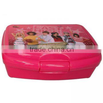 Printing Customized Cartoon 3D BOX LUNCH BOX