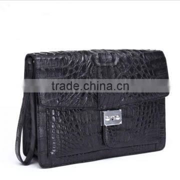Luxury Leather Office Bags for Men Genuine Crocodile Skin Bag Stylish Clutch Bags Men Handmade photo-1