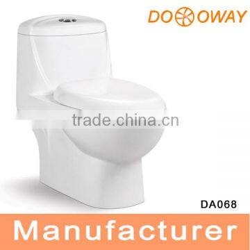 Ceramics bathroom one piece siphonic toilet design DA068