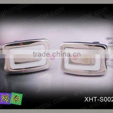 High quality barrel silk knot cufflink for christmas gift