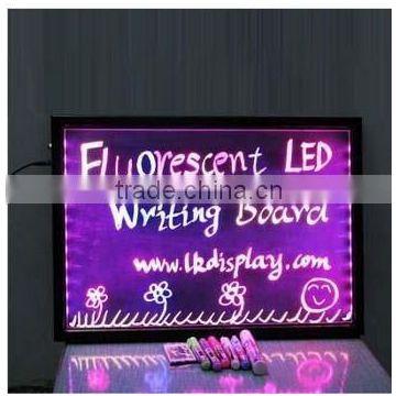 2014Top selling magic tranparent led writing board