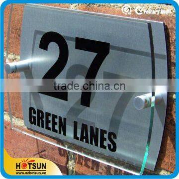 acrylic signpost