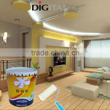 Excellent leveling strong mildew resistant interior wall paint