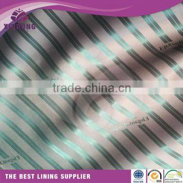 new design jacquard logo inner lining fabric for garment/bags