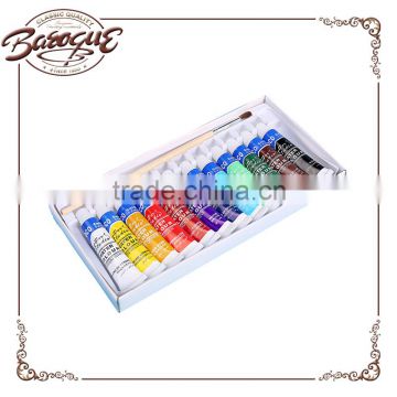 Bulk wholesale art supplies tempera water color paint set for kids, jiangxi water paint pigment color set manufacturer