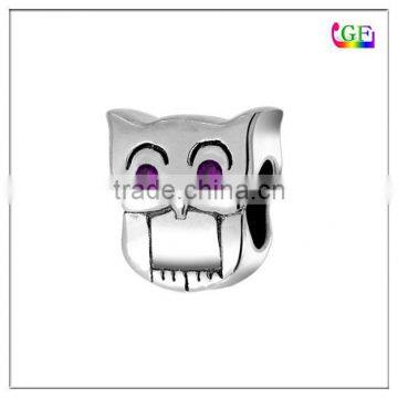 Animal Bead Owl Bead Big Hole Bead