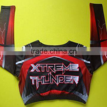 Combo Sport Fully Dye Sublimation Custom Cheerleading Uniform No MOQ photo-3