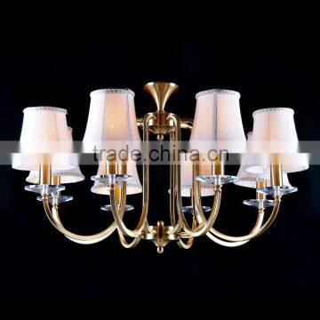 Elegant brass chandeliers for hotel or living room