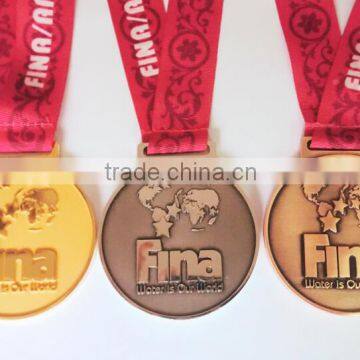 Custom Gold Metal Souvenir Hiking Award Medallion photo-6