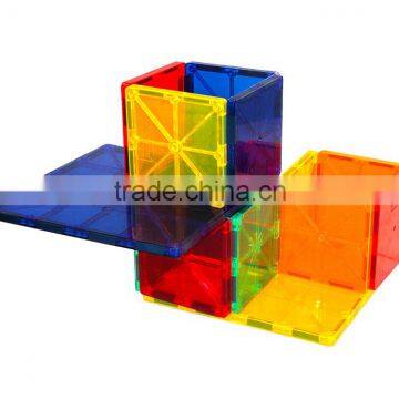 Playmags New Magnetic Building Tile Blocks 3D Intelligence Toys 14pcs Sets photo-2