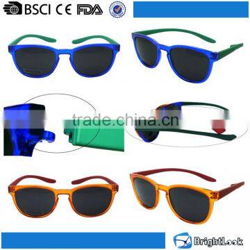 Colorful revo lens plastic popular plastic multi colored adjustable changeable temple arms sunglasses