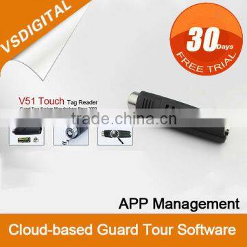 Cheap and high quality round data logging guard tour system