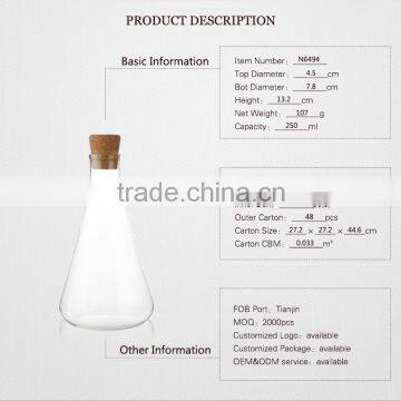 250ml China Supplier Hot Sell Borosil Measuring Liquids With Wooden Lid photo-3