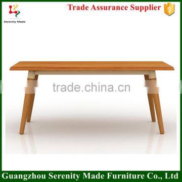 Best selling wooden dining table with round legs