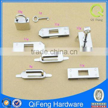 Qifeng Hardware 6pcs Zinc Alloy Handbag Accessories in Light Gold Color