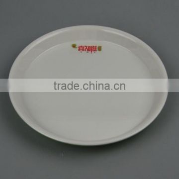 JH01079 round shaped two tone melamine bar tray